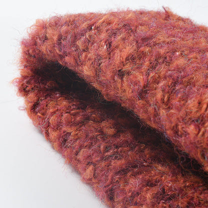 Spliced Color Knit Hat Paded Beanie