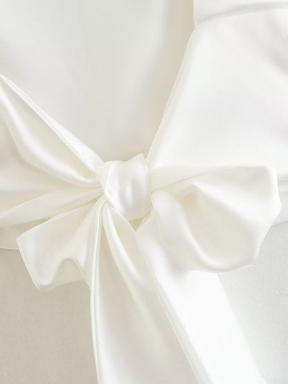 Sexy Backless Tie Back Cropped Top