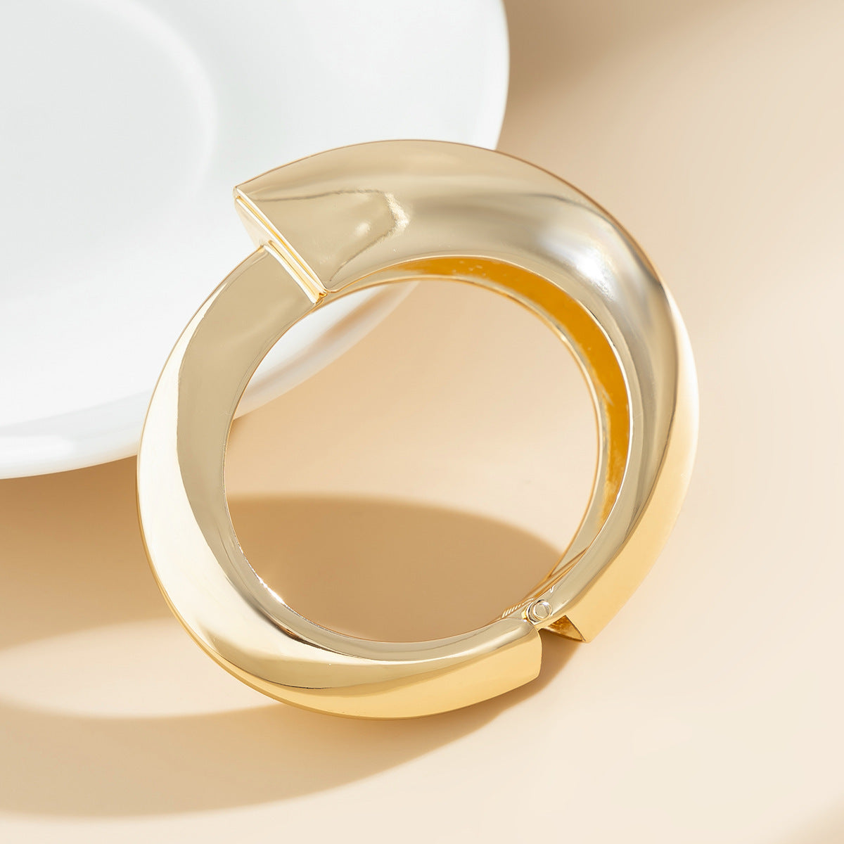 Irregular Metal Acrylic Layered Bracelets