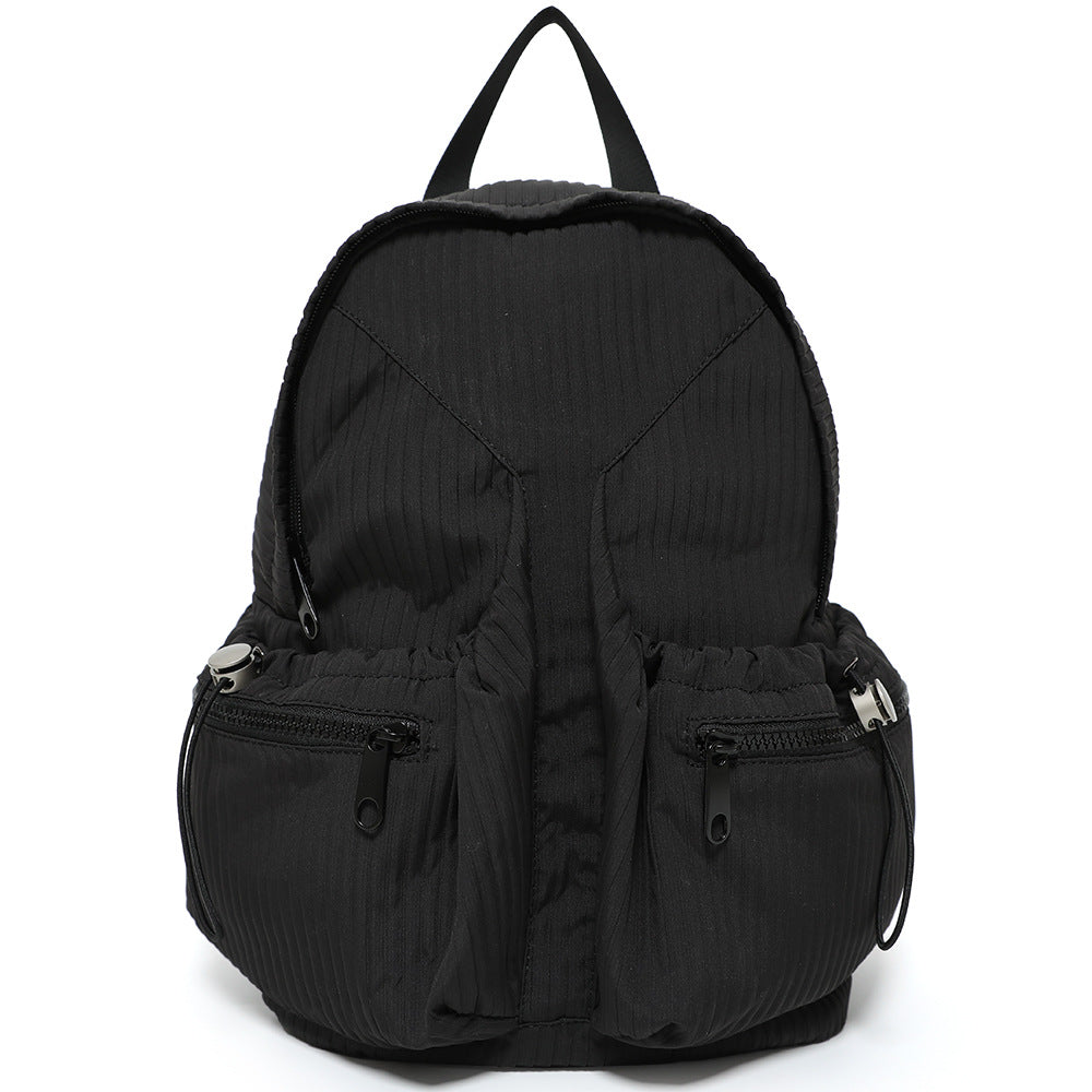 Lightweight Ruffled Portable Backpack