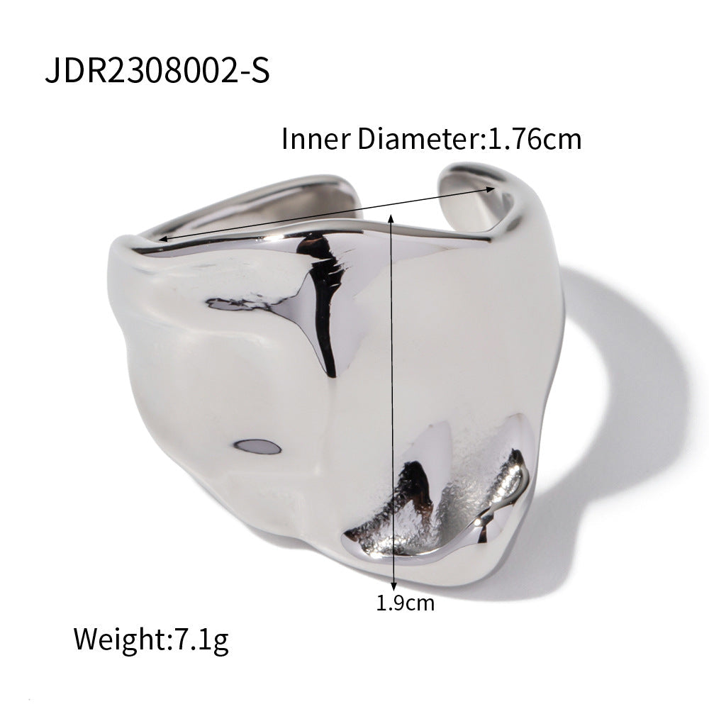 Wave Diamond Vintage Ring