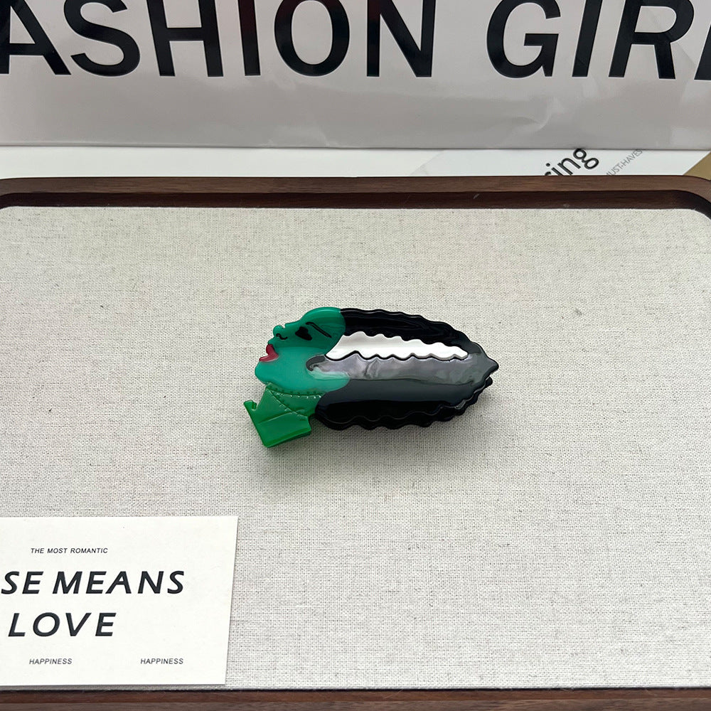 Halloween Funny Cartoon Pumpkin Hair Claw