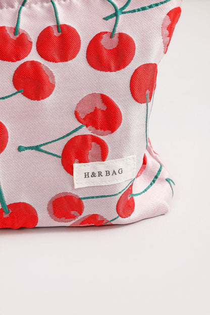 Cute Red Cherry Portable Storage Pouch