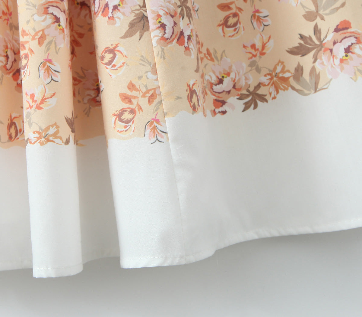 Elegant Square Neck Flower Print Maxi Dresses