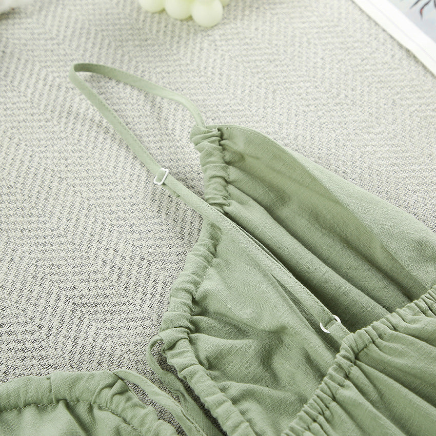 Sexy Hellow Backless Sleepwear Dress