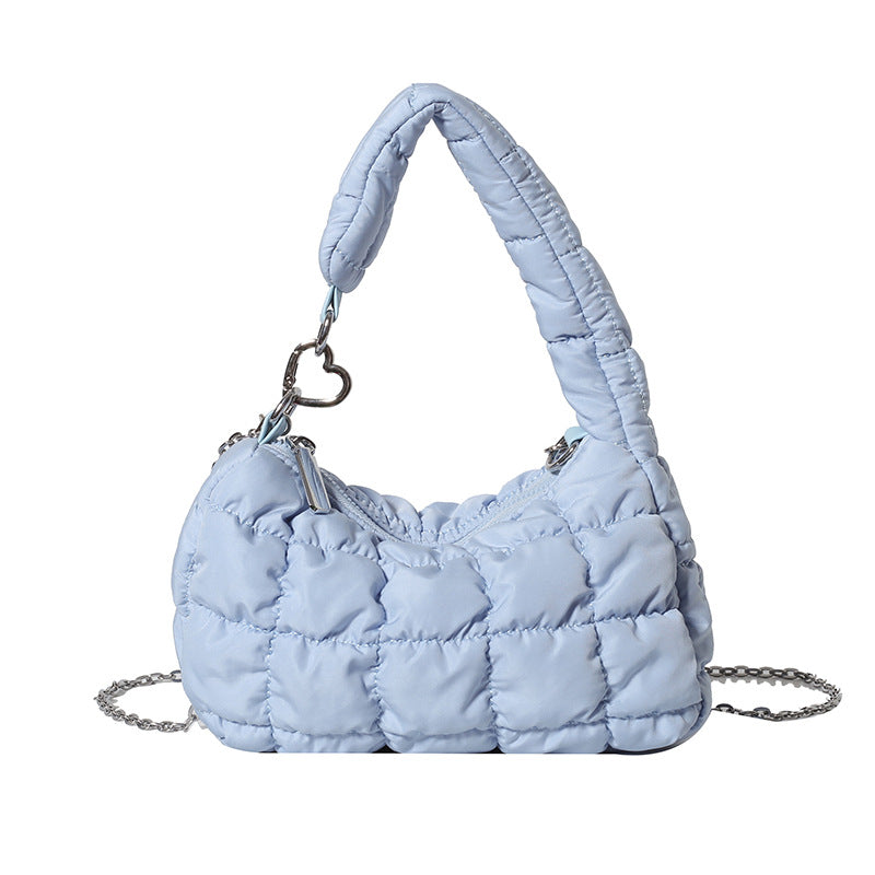 Cute Cloud Puffer Chain Mini Handbag