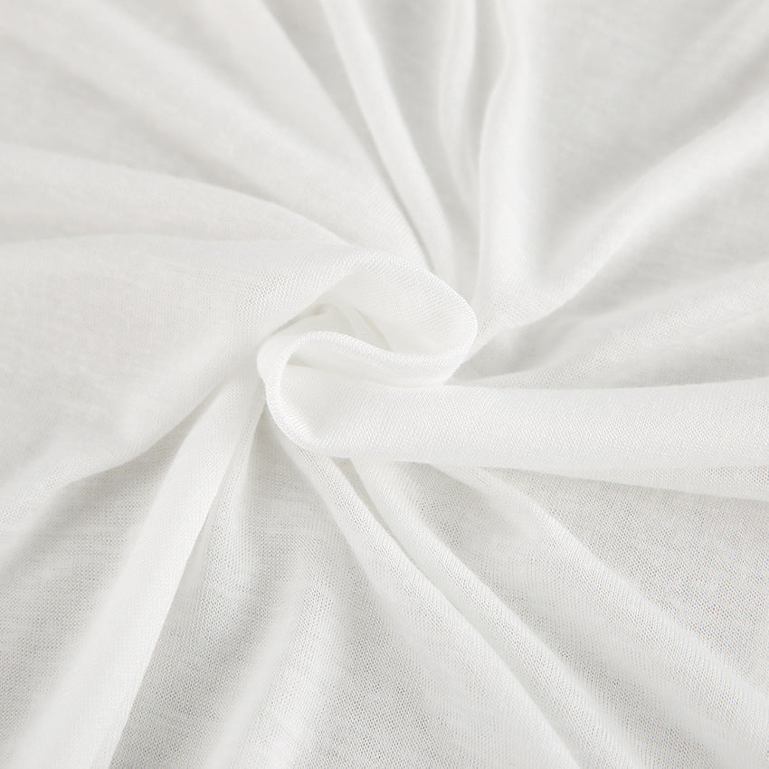 Loose Solid Color Casual Sleepwear Sets