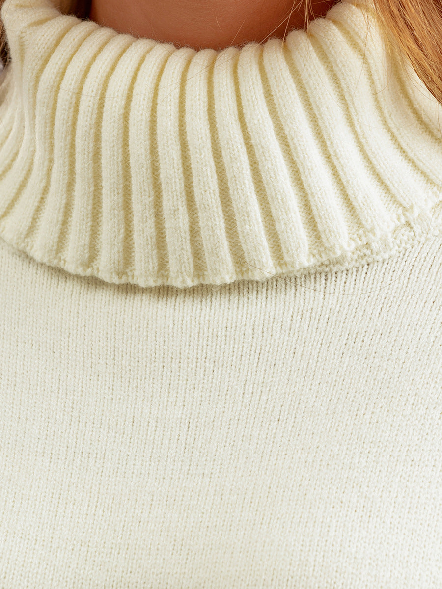 2+ Loose High Collar Knit Sets