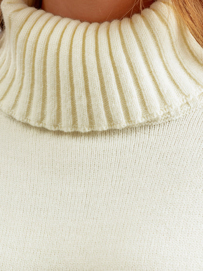 2+ Loose High Collar Knit Sets