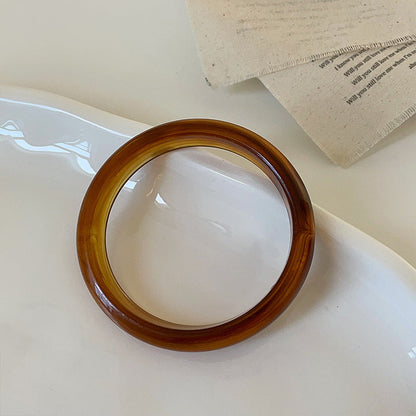 Irregular Acrylic Resin Layered Bracelets