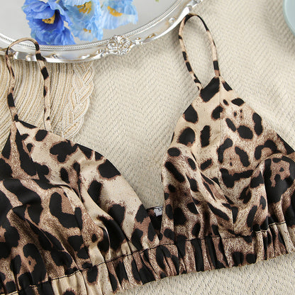 Leopard Print Loose Homewear Sets