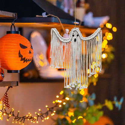 Handmade Rope Ghost Halloween Hanging Decoration