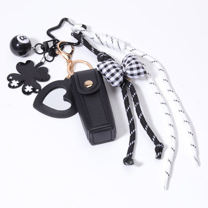 Card Picture Holder Rope Braided Bag Charm