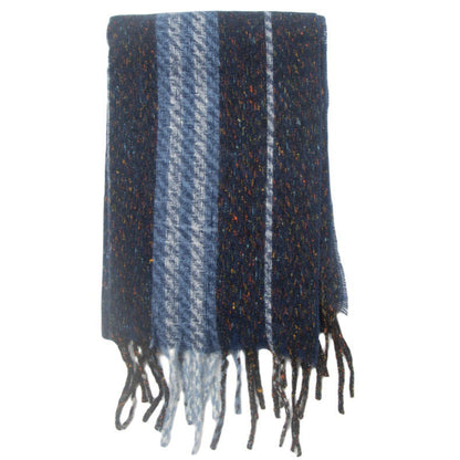 Striped Contrast Color Scarves