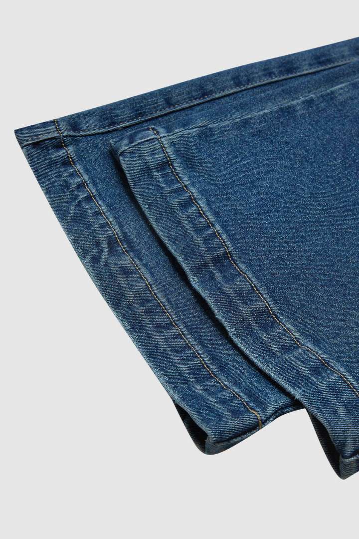 Vintage Mid Waist Loose Straight Leg Jeans