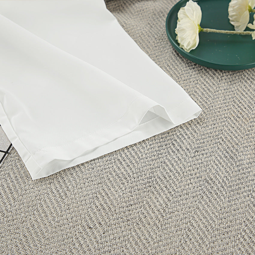 3PCS Solid Color Split Homwear Sets