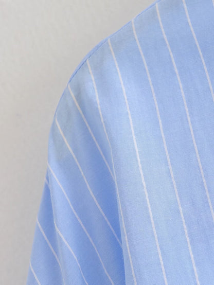 Casual Striped Shirt and Shorts Sets