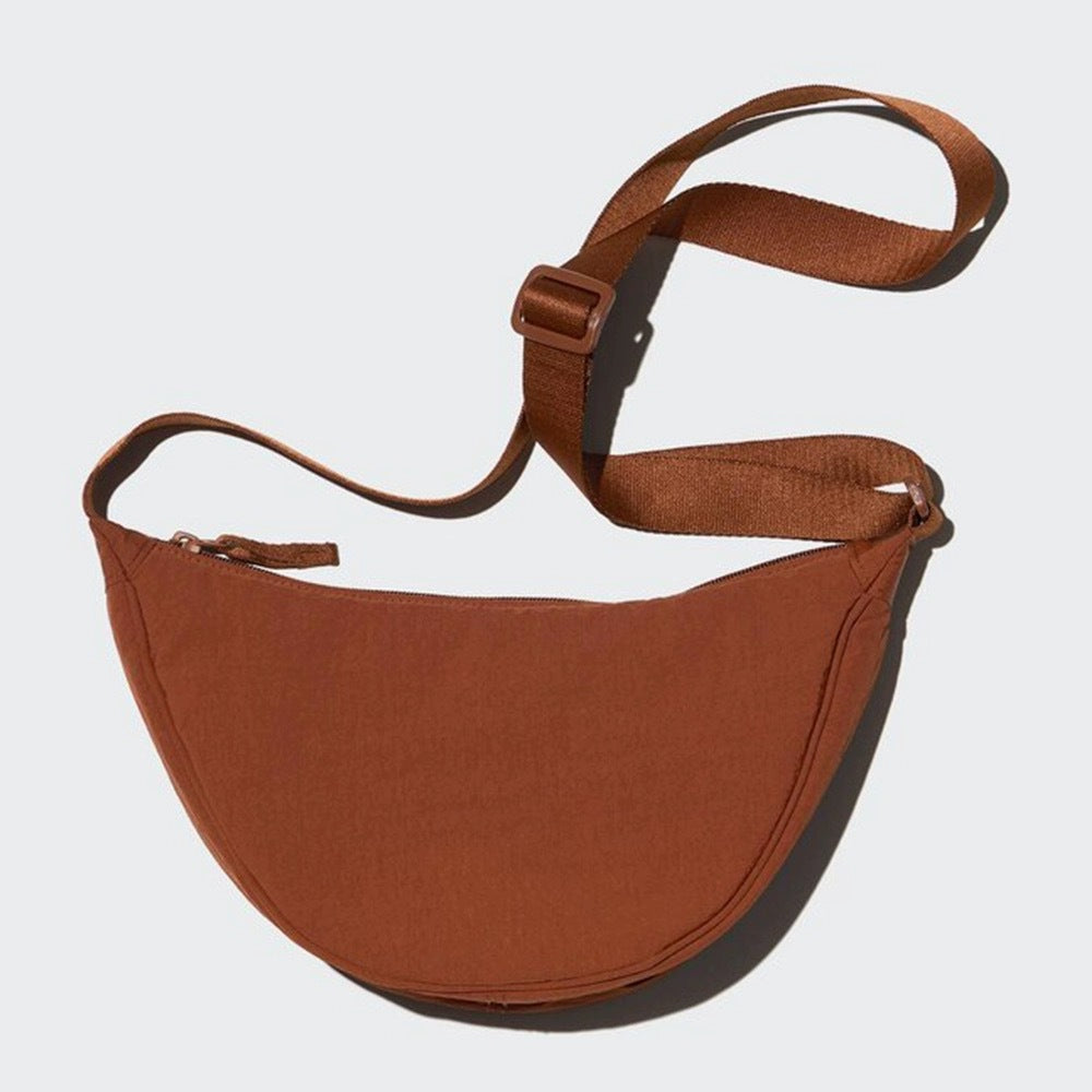 Solid Color Portable Nylon Shoulder Bag