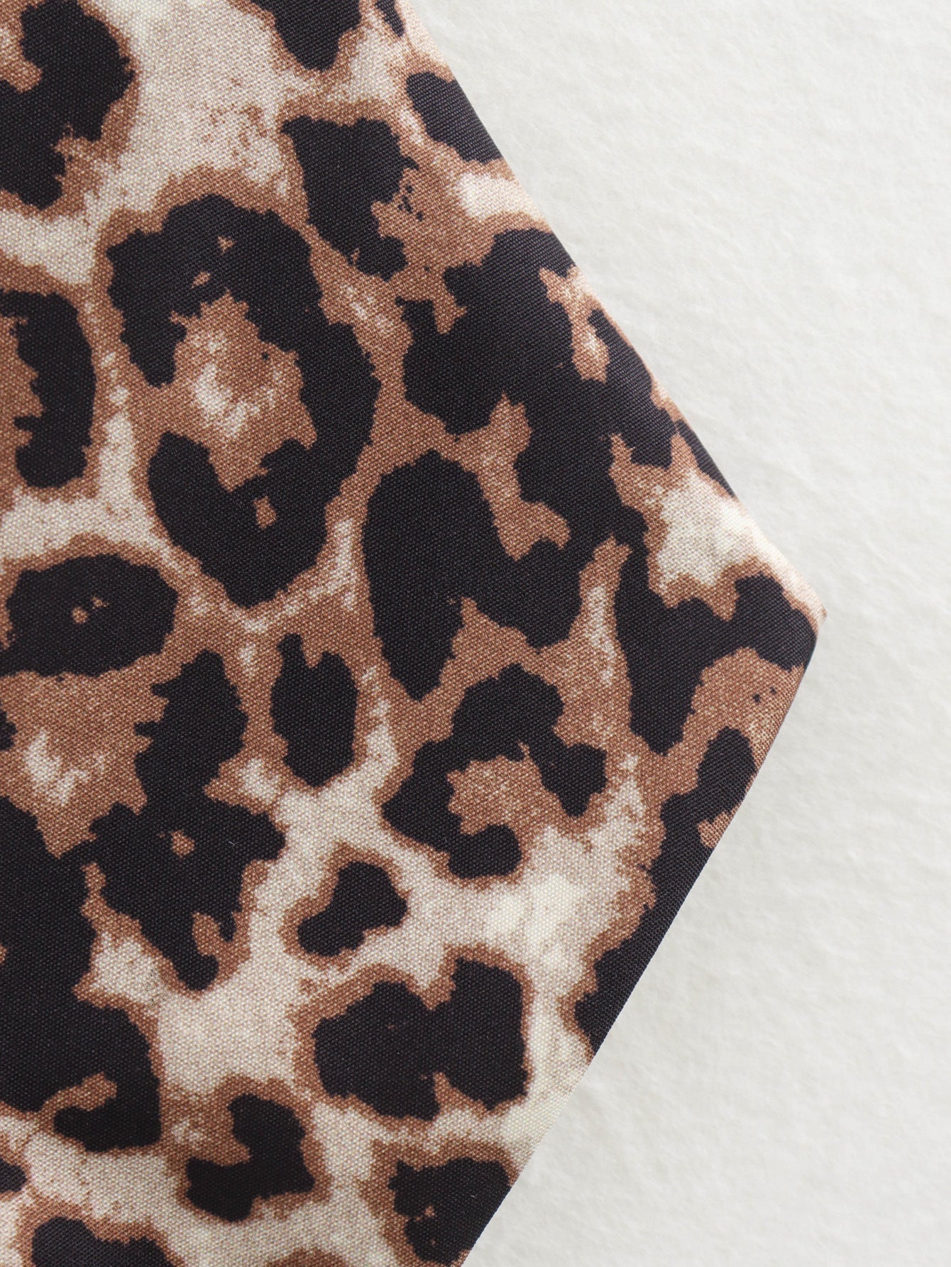 Leopard Print Sexy V-Neck Short Vest