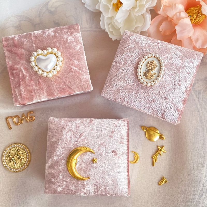 Pink Plush Portable Jewelry Case