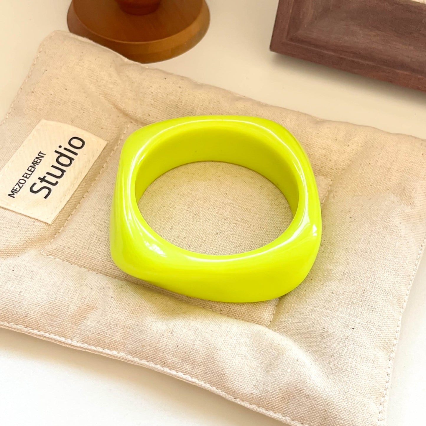 Candy Color Irregular Acrylic Bracelets