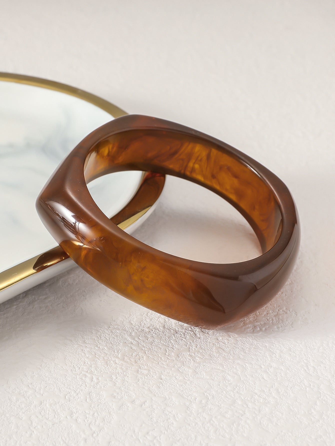 Vintage Irregular Translucent Geometric Bracelet