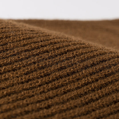 Solid Color Outdoors Thick Knit Beanie