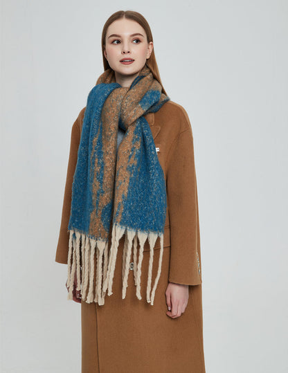 Patchework Color Point Scarves