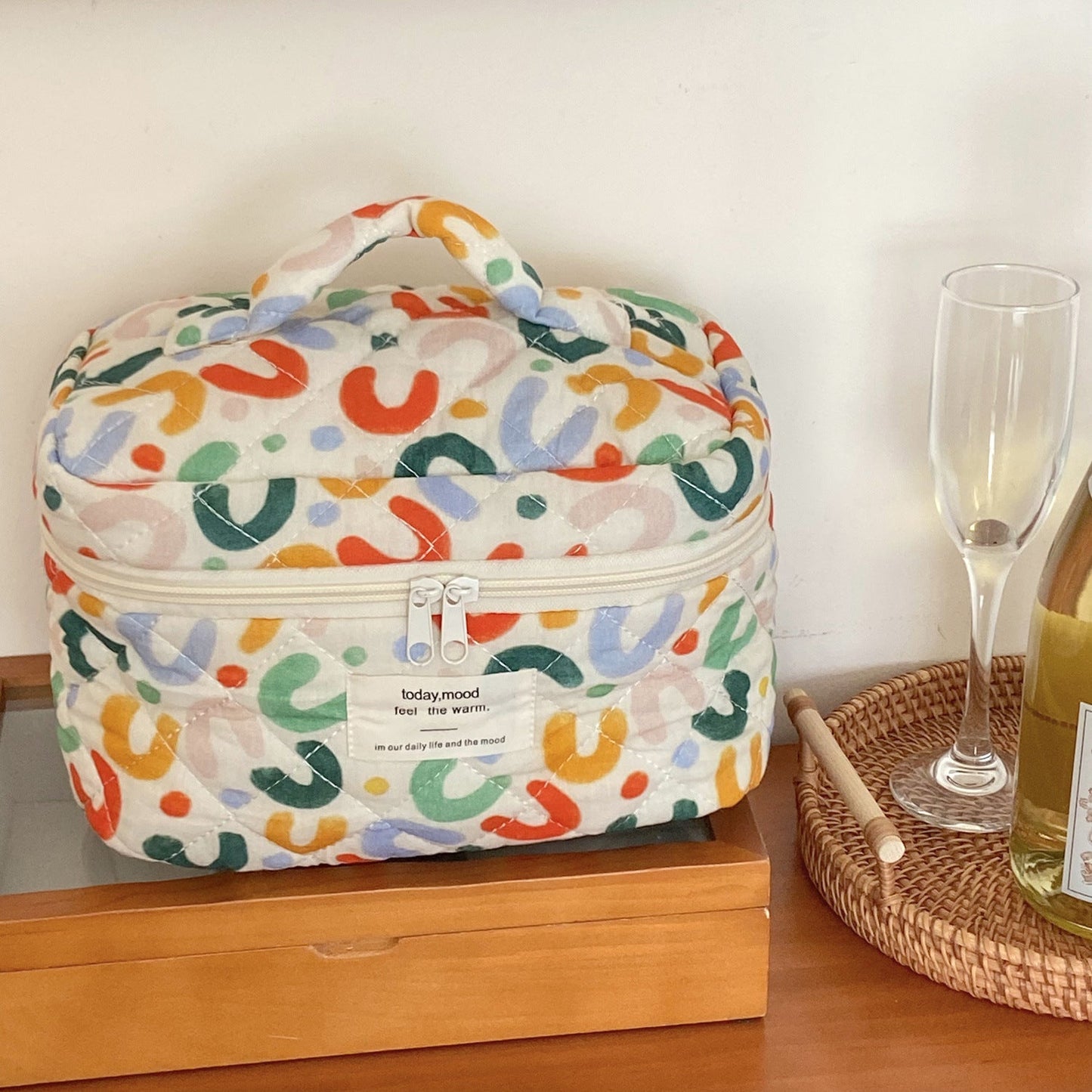 Colorful Letter Cute Make Up Bag