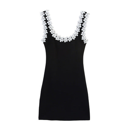 Trendy Sexy Floral Straps Mini Dress