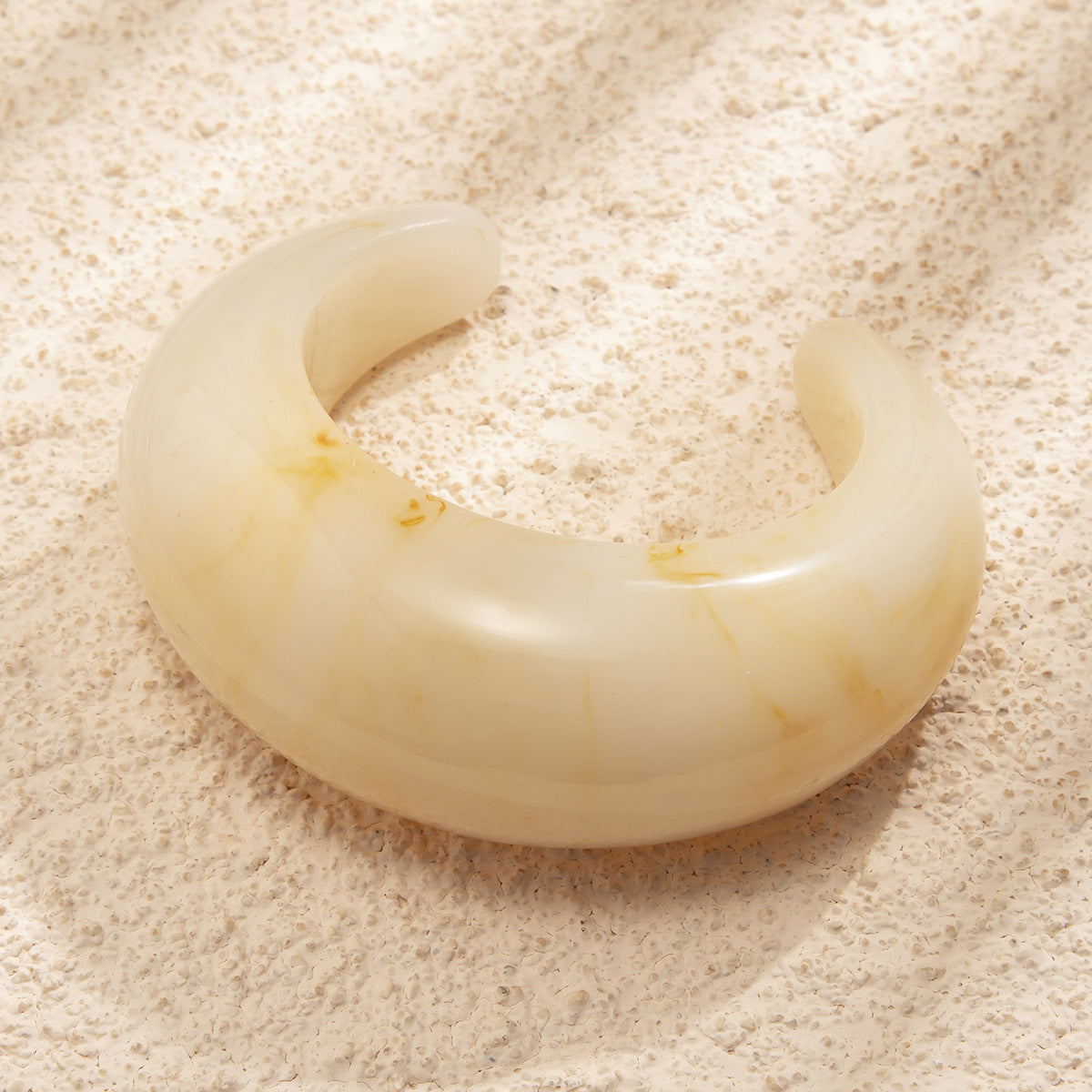 Layered Acrylic Resin Open Bracelets