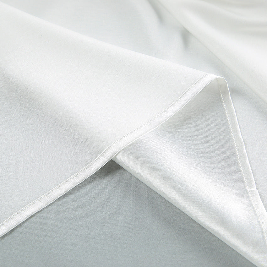 Sexy Feather Waist Tie Homewear Dress