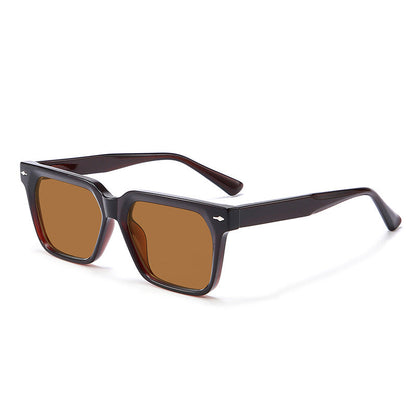 Square Large Frame Polarized Sunglasses