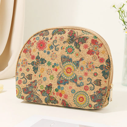 Bohemian Large Half-Moon Cosmetic Bag