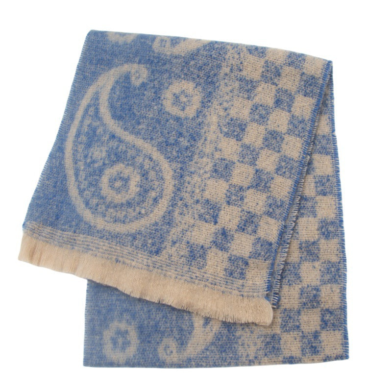 Plaid Print Vintage Scarves