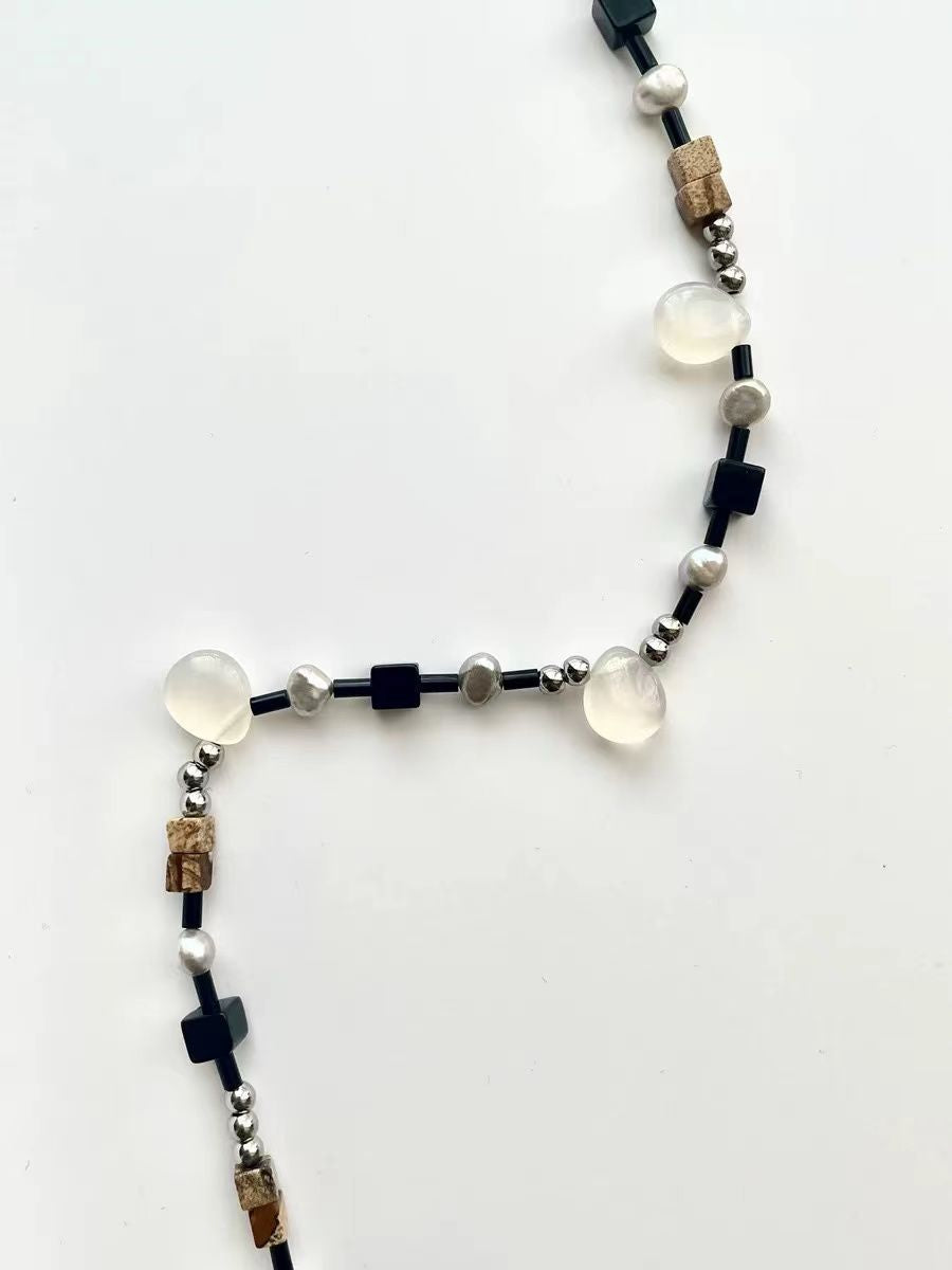 Handmade Beaded Tears Drops Choker Necklace