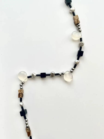 Handmade Beaded Tears Drops Choker Necklace