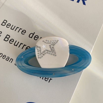 Sweet Star Rhinestone Geometric Hair Claw