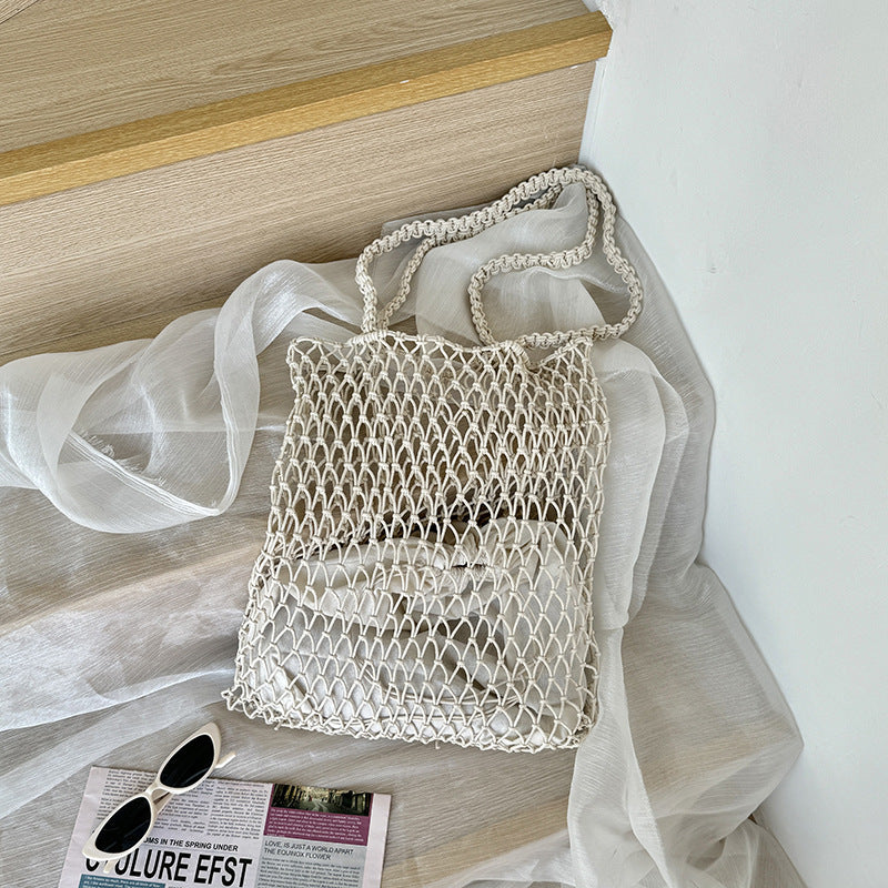 Simple Hollow Braided Shoulder Bags