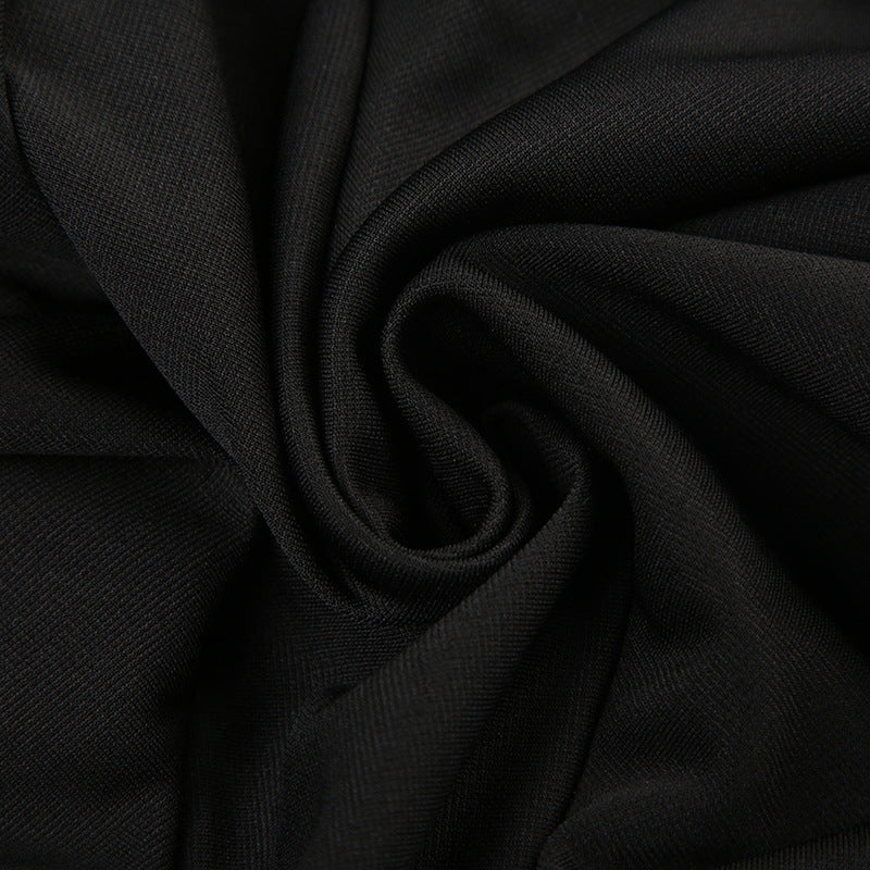 Lace Splicing A-Line Ruffle Mini Skirt