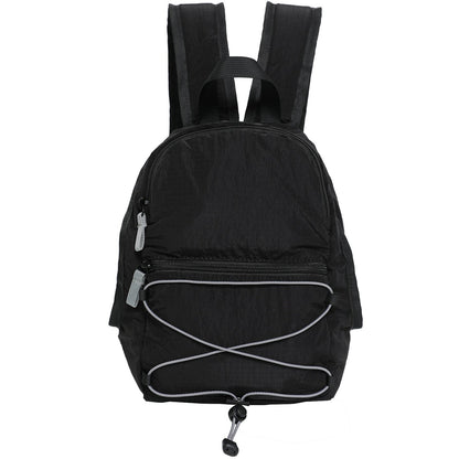 Color Block Simple Zipper Closure Mini Backpack