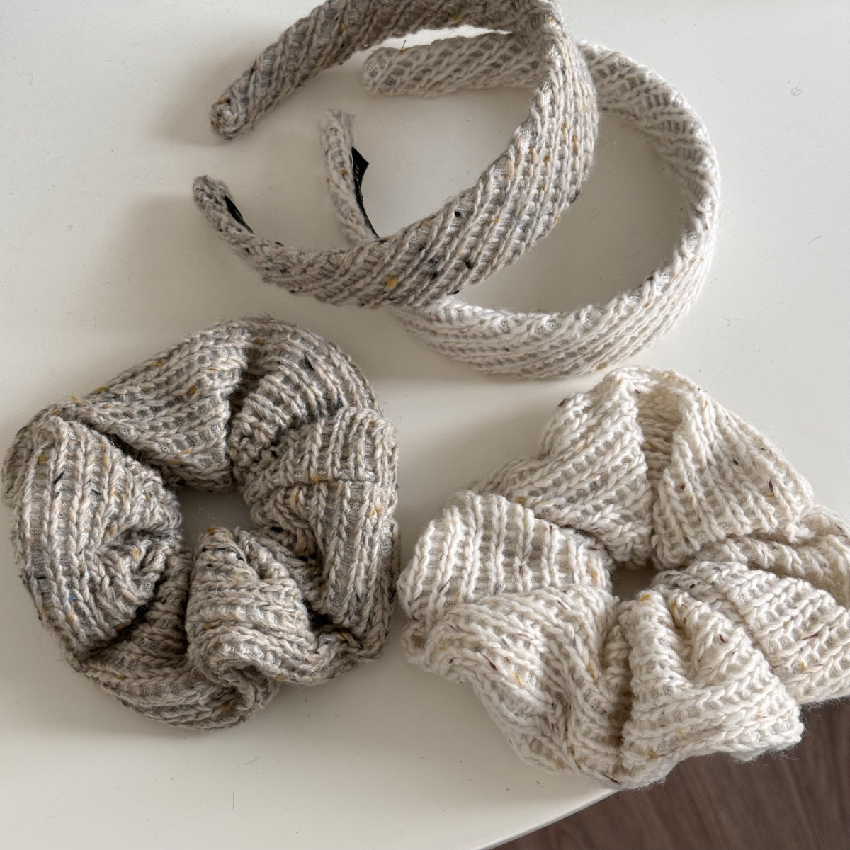 Elegant Handmade Crochet Knit Hair Tie