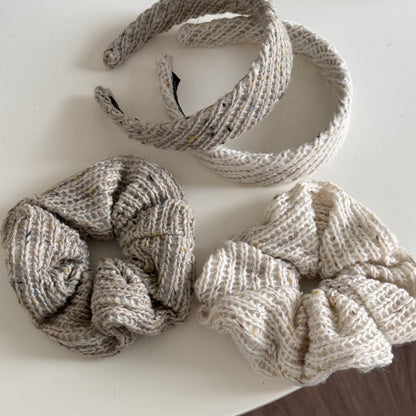 Elegant Handmade Crochet Knit Hair Tie