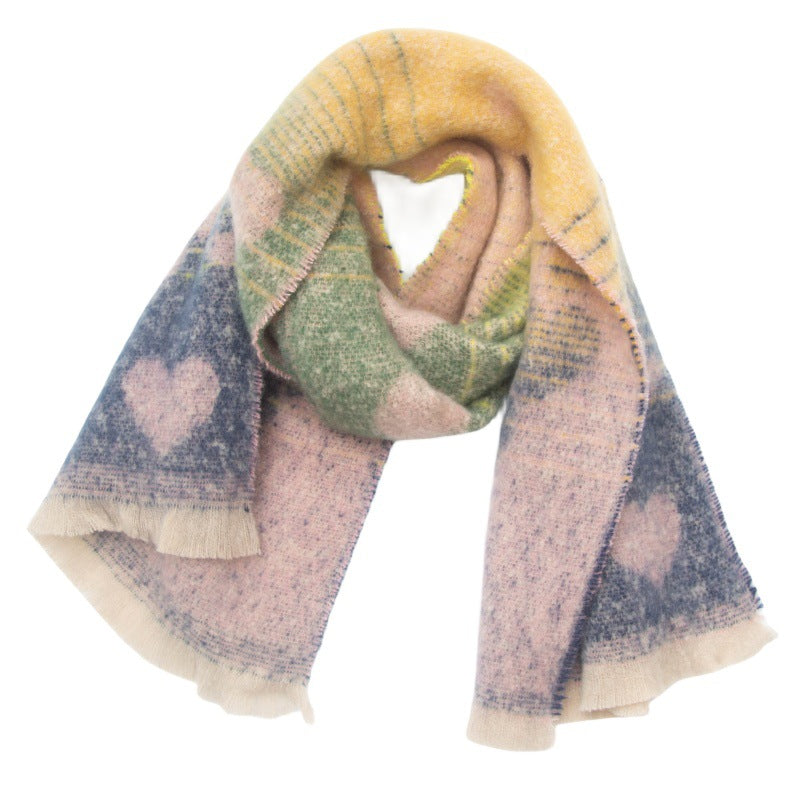 Love Print Vintage Scarves