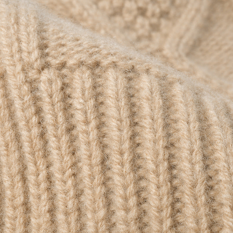 Solid Color Twist Padded Knot Beanie