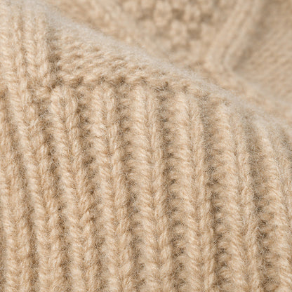 Solid Color Twist Padded Knot Beanie