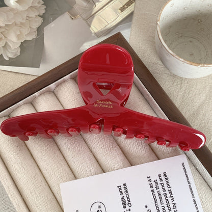 Simple Letter Multicolor Claw Clip