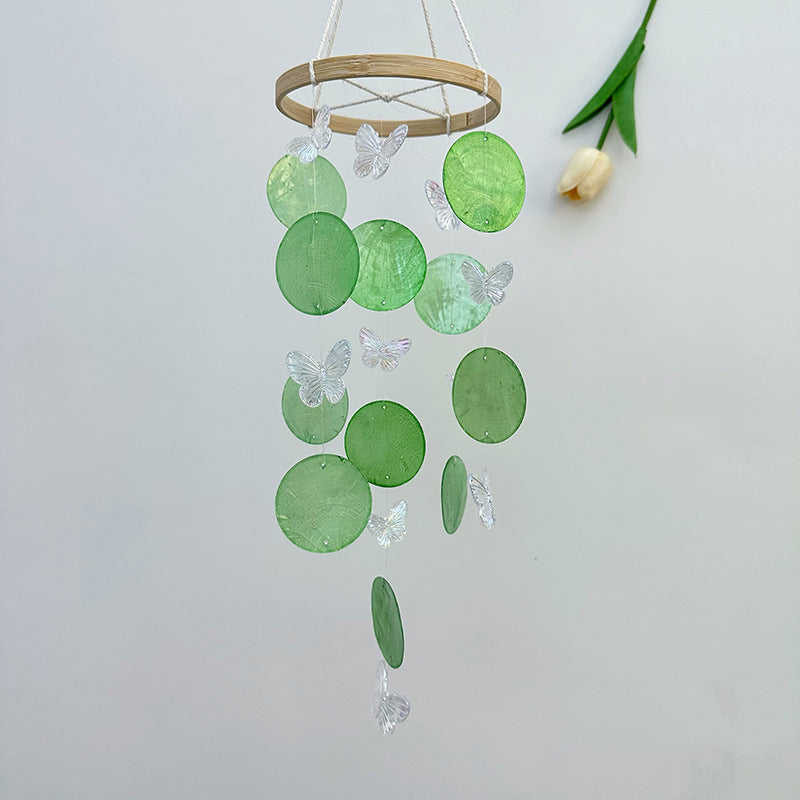 2+Butterfly Shell Suncatcher Hangings