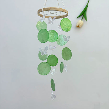 2+Butterfly Shell Suncatcher Hangings