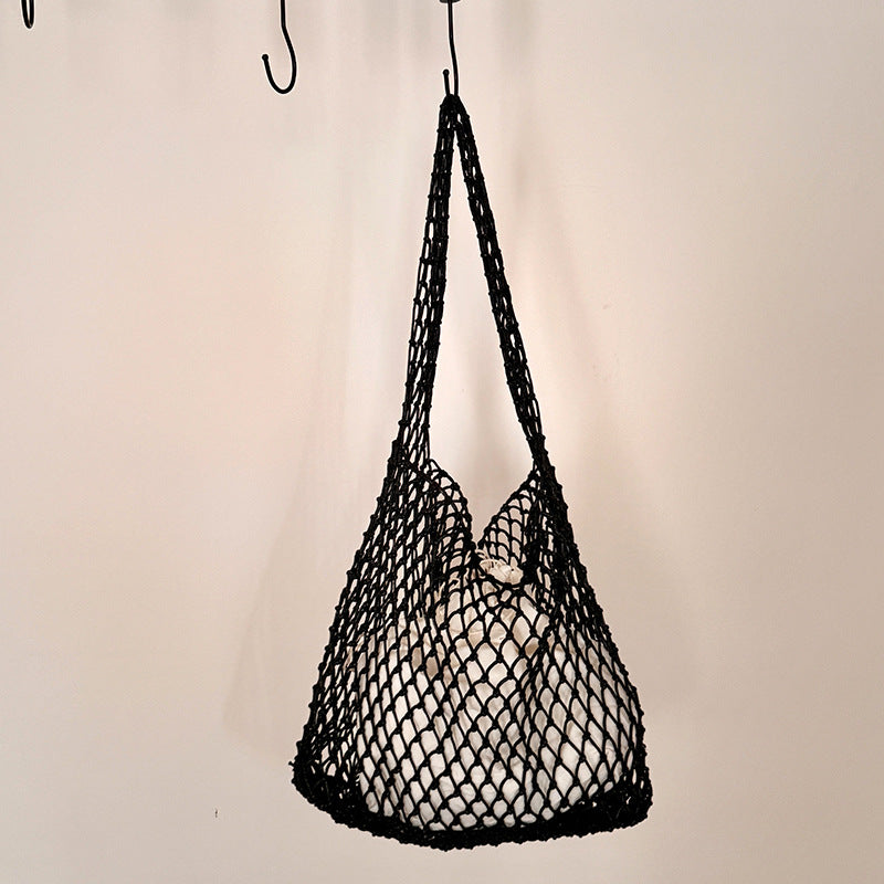 Hollow Large Capacity Braided Shoulder Bag